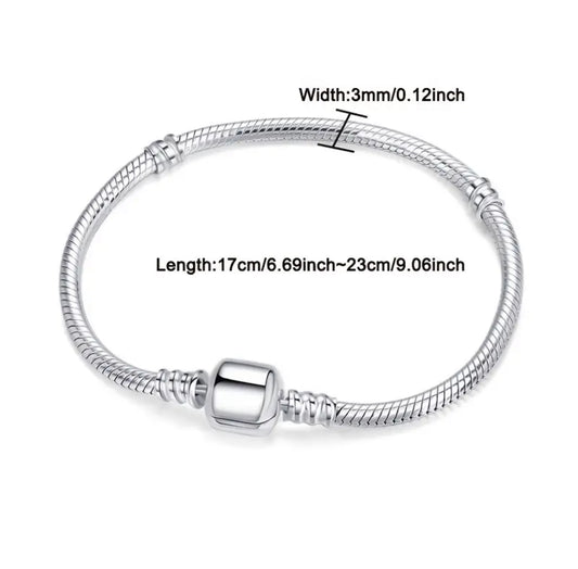 Silver Charm Bracelet