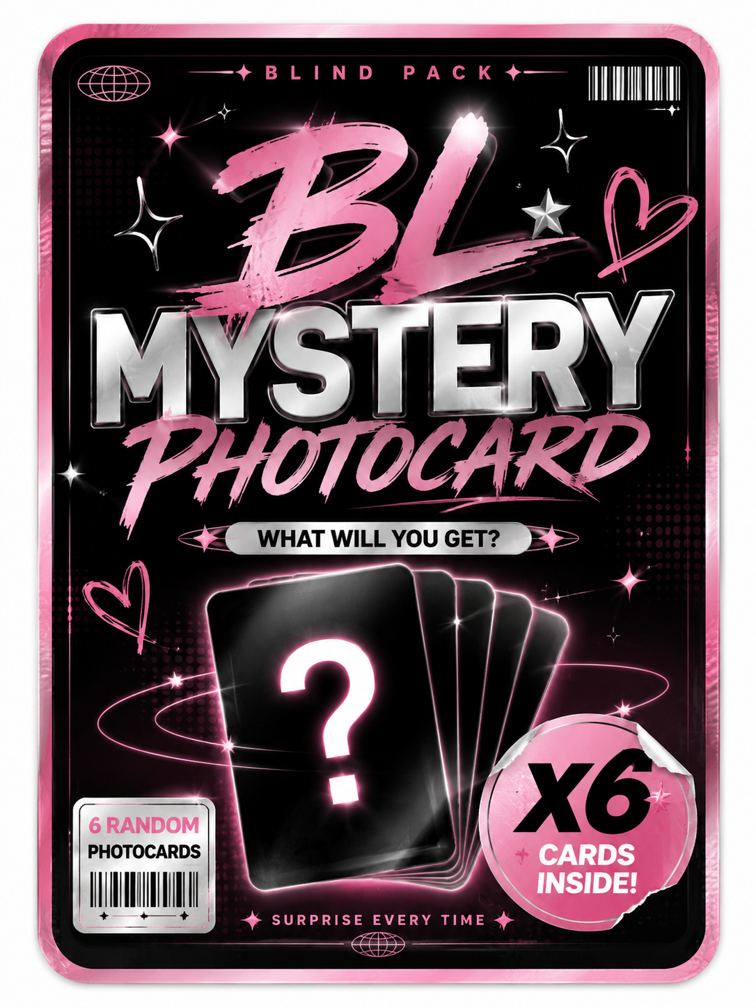 BL Mystery Photocard Blind Pack (6-Pack)