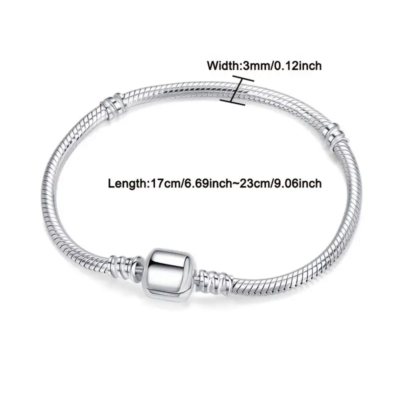 Silver Charm Bracelet